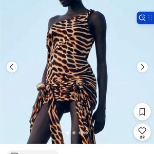 Rat & Boa Leopard Print Dress